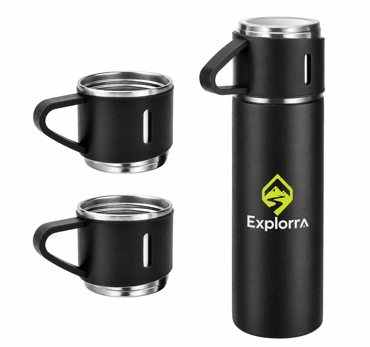 Специализираният термос Explorra с две чаши